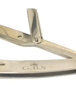 G.B.S Professional Barber Straight Edge Razor Safety with 20-Pack Platinum Blades - 100 Percent Stainless Steel (Chrome) 8 61q35Ujjs0L