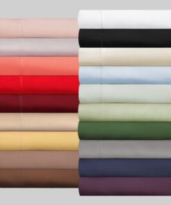 Superior Egyptian Cotton 300 Thread Count Bed Sheet Set, 1 Elastic Deep Pocket Fitted Sheet, 1 Flat Sheet, 1 Pillowcase, Soft Bedding, Luxury Sheets, Sateen Weave, Twin XL, White 17 61q3sRbRlcL