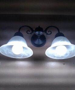 Design House 514471 Millbridge 2 Light Wall Light, Oil Rubbed Bronze Oil-Rubbed Bronze 2-Light Flush Mount Ceiling Light 61 61q49hkKDwL