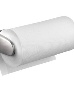 interDesign Wingo Paper Towel Holder for Kitchen-Wall Mount/Under Cabinet, 12" x 4.5" x 2.5", Stainless Steel 7 61q5bLHcmgL