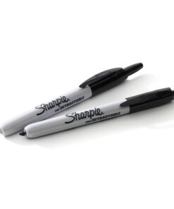 SHARPIE Retractable Permanent Markers, Fine Point, Black, 12 Count 12 Count Black 10 61q6gcAdReL