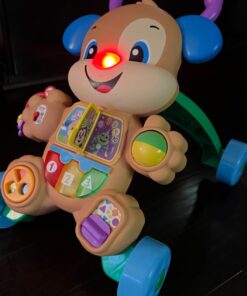 Fisher-Price Laugh & Learn Baby & Toddler Toy Smart Stages Learn With Puppy Walker, Educational Music Lights And Activities 23 61q7Z 9M4UL