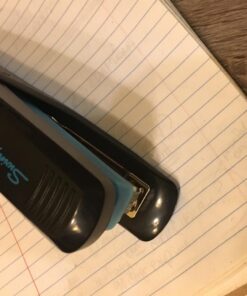 Swingline Stapler, Quick Touch Reduced Effort Stapling, Full Strip, 20 Sheets, Black/Blue (S7064506) 21 61q8tFcWHTL