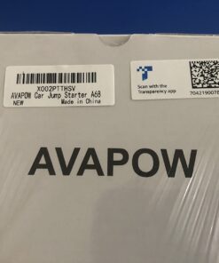 AVAPOW 6000A Car Battery Jump Starter(for All Gas or up to 12L Diesel) Powerful Starter with Dual USB Quick Charge and DC Output,12V Pack Built-in LED Bright Light 40 61q9KHqAu8L