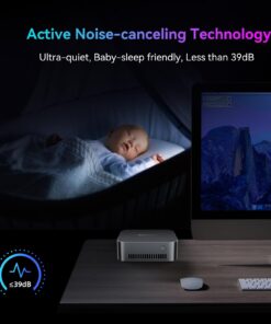 Blackview MP80 Mini PC Intel 12th N95(up to 3.4GHz), 16GB LPDDR5 512GB M.2 SSD Mini Desktop Computers Windows 11 Pro, Support Dual LAN, 3 HDMI, 2.4/5G WiFi, 4K UHD Intel Alder Lake N95 Intel Alder Lake N95/ 16GB RAM 512GB SSD 26 61qAM93gqkL