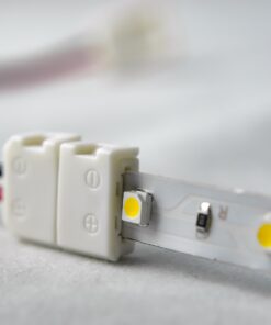 HitLights LED Light Strip Connector, 8mm Single Color 3528-6 Inch Any Angle Strip to Strip, 4 Pack 2Pin 8mm (4Pack) 16 61qAcrP6j0L