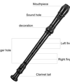 Soprano Recorder Descant Flauta Recorder 8 Hole ABS Clarinet German Style Treble flute C Key for Kids Children With Fingering Chart Instructions with Cleaning Rod Bag Blue 10 61qBjvQwSAL