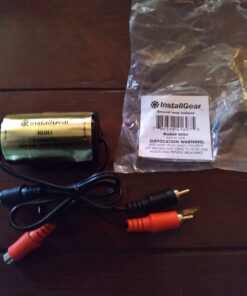 InstallGear Ground Loop Noise Isolator, Amplifier Noise Filter for Car Audio & Home Stereo, Feedback Loop Isolator, Car Stereo Noise Suppressor Reducer Alternator, Ground Loop Isolator 1 Pack 18 61qBqY1QlIL 5