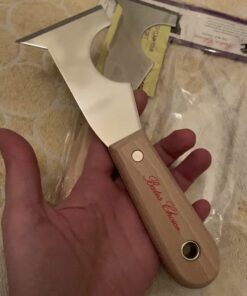 Bates- Paint Scraper, Taping knife, Pack of 2 Putty Knife Scraper, Scraper, 5 in 1 tools, Spackle Knife, Caulk Removal Tool, Painters Tool, Paint Can Opener, Paint Remover for Wood, Wallpaper Scraper Original Version 36 61qDeVk61EL