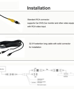Canying Car Brake Light Backup Camera for Mercedes-Benz Sprinter / VW Crafter Vans LED Light Parking 21 61qFPXDdAHL
