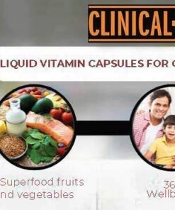 Clinical Daily Complete Whole Food Multivitamin Supplement for Women & Men - Complete Liquid Vitamin Absorption! 42 Superfood Fruits Vegetables - Young Adult to Senior - 120 Liquid Capsules 120 Count (Pack of 1) 14 61qFeOI3tNL