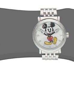 Disney Men's Mickey Mouse Arm Hand Watch Silver 5 61qG0689ksL