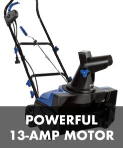 Snow Joe SJ618E Electric Walk-Behind Single-Stage Snow Blower, 18-inch, 13-Amp,Blue 18-Inch, 13 Amp Snow Thrower 25 61qHF9SUw9L