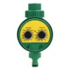 Dioche Garden Irrigation Timer, Single Outlet Automatic Water Faucet Hose Timer Ball Valve Allow Connected Irrigation System Green 40 61qHVAKaE1L