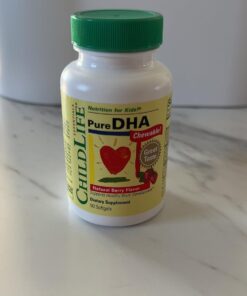 CHILDLIFE ESSENTIALS Pure DHA Dietary Supplement - DHA for Infants & Kids, Supports Healthy Brain Growth & Function, All-Natural, Gluten-Free, DHA Supplement - Strawberry Flavor, 90 Count (1 Pack) 90 Count (Pack of 1) 13 61qInQxZWZL