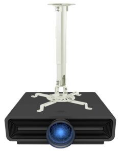 Mount-It! Ceiling Projector Mount | Full Motion and Height Adjustable from 14.5-21.5 Inches | Universal Bracket Fits Epson, Optoma, Benq, and Viewsonic Projectors | 30 Lbs Capacity (Medium) Medium 22 61qIq4MF5L