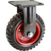 Steelex D2578 Fixed Heavy Duty Industrial Wheel, 6" , Black 6"