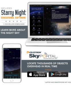 Celestron - PowerSeeker 114EQ Telescope - Manual German Equatorial Telescope for Beginners - Compact and Portable - Bonus Astronomy Software Package - 114mm Aperture 114EQ Newtonian 33 61qL79Gl 0L