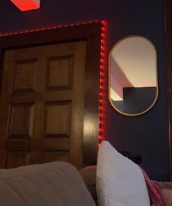 Tenmiro Led Lights for Bedroom 100ft (2 Rolls of 50ft) Music Sync Color Changing Strip Lights with Remote and App Control RGB Strip, for Room Home Party Decoration 36 61qLe0x39KL