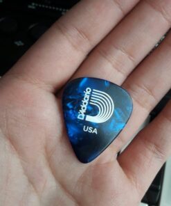 D'Addario Celluloid Guitar Picks - Guitar Accessories - Guitar Picks for Acoustic Guitar, Electric Guitar, Bass Guitar - Natural Feel, Warm Tone - Assorted, Medium 0.70mm, 10-pack 0.70mm-Medium 39 61qLuOVRZIL