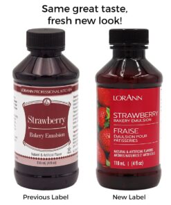 Alternative view of LorAnn Strawberry Bakery Emulsion, 4 ounce bottle 4 Fl Oz (Pack of 1)