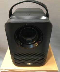 KODAK FLIK HD9 Smart Projector | Mini Black Portable Indoor & Outdoor Movie with Android TV Streaming Apps, Wi-Fi and Bluetooth, Built-In Speakers & Voice Remote | FHD 1080p for Screens Up to 120” 64 61qOsnO27TL 3