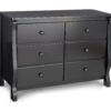 Delta Children Universal 6 Drawer Dresser, Greenguard Gold Certified, Black 12 61qP6ePbjhL