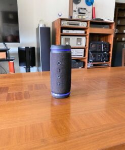 TREBLAB HD77 - Wireless Bluetooth Speaker - 30W Stereo, 20H Battery, IPX6 Waterproof, TWS Mode, Portable Speaker with Shockproof/Dustproof Body, Black 38 61qQ9EC0bDL