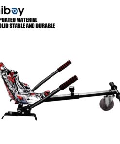 Hiboy HC-01 Hoverboard Kart Seat Attachment Accessory for 6.5" 8" 10" Two Wheel Self Balancing Scooter black printing 11 61qQja61kDL