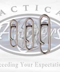 TACTICAL ANGLER'S Power Clips 125lbs - 8 pack