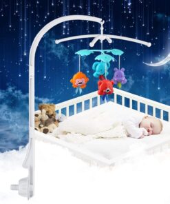 Baby Crib Bed Bell Holder TOPINCN Music Box Arm Holder Bracket Wind-up Stent Set Mobile Toy Decoration Hanging 13 61qRPfSSzL