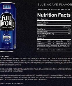16 Pack - Full Throttle Energy Drink - Blue Agave - 16 Ounce 4 61qS1vV4fEL