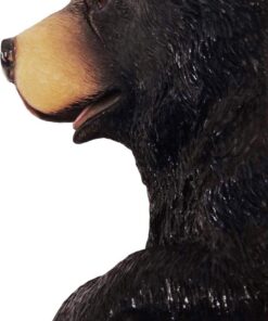 DWK Black Bear Wall Mounted Towel Ring | Cabin Decorations and Hunting Kitchen Decor | Bathroom Hand Towels Holder Bear Cabin Accessories Bath Ring - 8" 14 61qTRnd8JUL