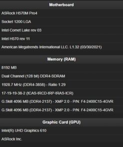 Alternative view of G.SKILL Ripjaws V Series (Intel XMP) DDR4 RAM 8GB (2x4GB) 2400MT/s CL15-15-15-35 1.20V Desktop Computer Memory UDIMM - Red (F4-2400C15D-8GVR)