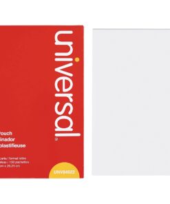 3 Mil Clear Letter Size Thermal Laminating Pouches 9 X 11.5 Qty 100 (UNV84622) 12 61qUObxIwS