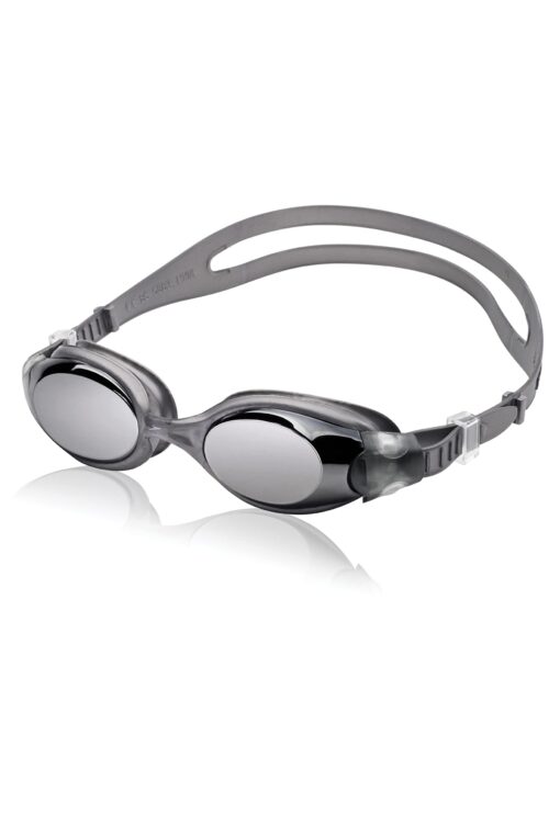 Speedo Unisex-Adult Swim Goggles Hydrosity Mirrored Charcoal