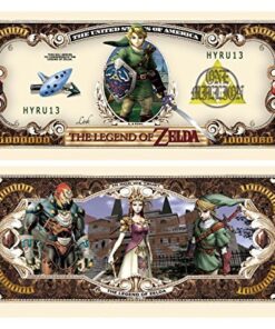 American Art Classics Pack of 25 - Legend of Zelda Limited Edition Collectible Novelty Million Dollar Bill - Best Gift for Zelda Fans Link, Twilight Princess