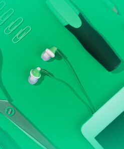 Panasonic ErgoFit Wired Earbuds, In-Ear Headphones with Dynamic Crystal-Clear Sound and Ergonomic Custom-Fit Earpieces (S/M/L), 3.5mm Jack for Phones and Laptops, No Mic - RP-HJE120-G (Green) Green 25 61qWhHzlsUL