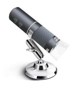 Jiusion WiFi USB Digital Handheld Microscope, 50 to 1000x Wireless Magnification Endoscope 8 LED Mini Camera with Metal Stand Compatible with iPhone iPad Mac Windows Android 39 61qYCobNJ L