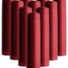 HomebrewSupply EL-5188-4KDR Shrink Capsules 100 Oriental Red PVC Heat Shrink Caps for Wine Bottles Matte Metallic Finish 1