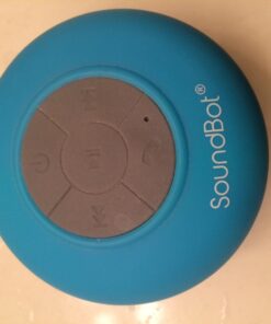 Soundbot SB510 HD Bluetooth Shower Speaker Water Resistant Handsfree Portable Speakerphone with Built-in Mic, 6hrs of Playtime, Control Buttons and Dedicated Suction Cup for Bathroom Pool Blue 37 61qYi34CzL