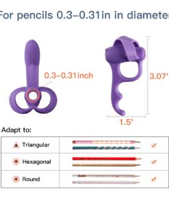 ZZWS Pencil Grips Toddlers Pencil Grippers 5 Stage Progressive Pencil Grips for Kids Handwriting Finger Pen Grippers Writing Posture Correction Tools for Home Preschool Classroom (5Pcs) 02-5pcs 5 stage pencil grips 10 61qaR6df9qL