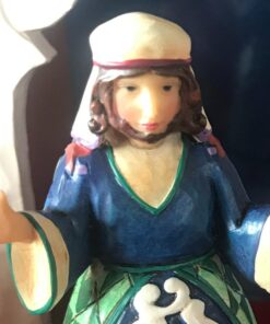 Jim Shore Heartwood Creek 9-Piece Mini Nativity Set Stone Resin Figurine, 9.75” 11 61qahoaKIlL