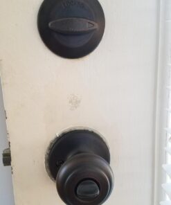 Kwikset 690 Cove Entry Knob and Single Cylinder Deadbolt Combo Pack in Venetian Bronze Without SmartKey 21 61qanenRRL