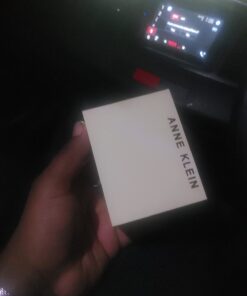 Anne Klein Women's Genuine Diamond Dial Bangle Watch White/Rose Gold 16 61qbon0slL