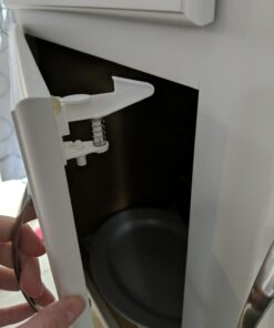 20 Pack Cabinet Locks Child Safety Latches - Vmaisi Baby Proofing Cabinets Drawers Lock - Upgraded Stronger Adhesive Easy Installation - No Drilling Standard 20.0 36 61qc1jHeYlL