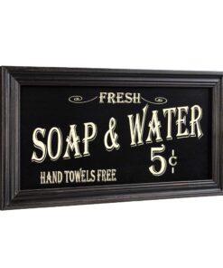 Vintage Bath Advertising Wall Art | Americana Collection | Bathroom Laundry Room Decor | 7 1/2 x 14 Inch 21 61qdeGnzC7L