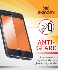 Alternative view of Skinomi Matte Full Body Protector Compatible with Galaxy S6 (Screen Protector + Back Skin Cover) Full Coverage Matte Skin Anti-Glare HD Film