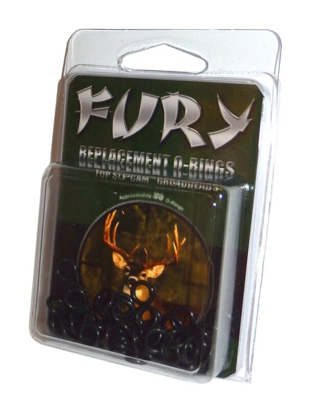 Catalog 9 Fury - Replacement O-Rings for Rage Slipcam Broadheads (Pack of 50)