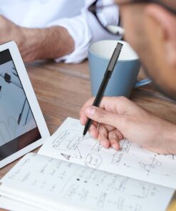 uni-ball Roller Rollerball Pens Fine Point Micro Tip, 0.5mm, Black, 12 Pack 28 61qh1FwlAkL